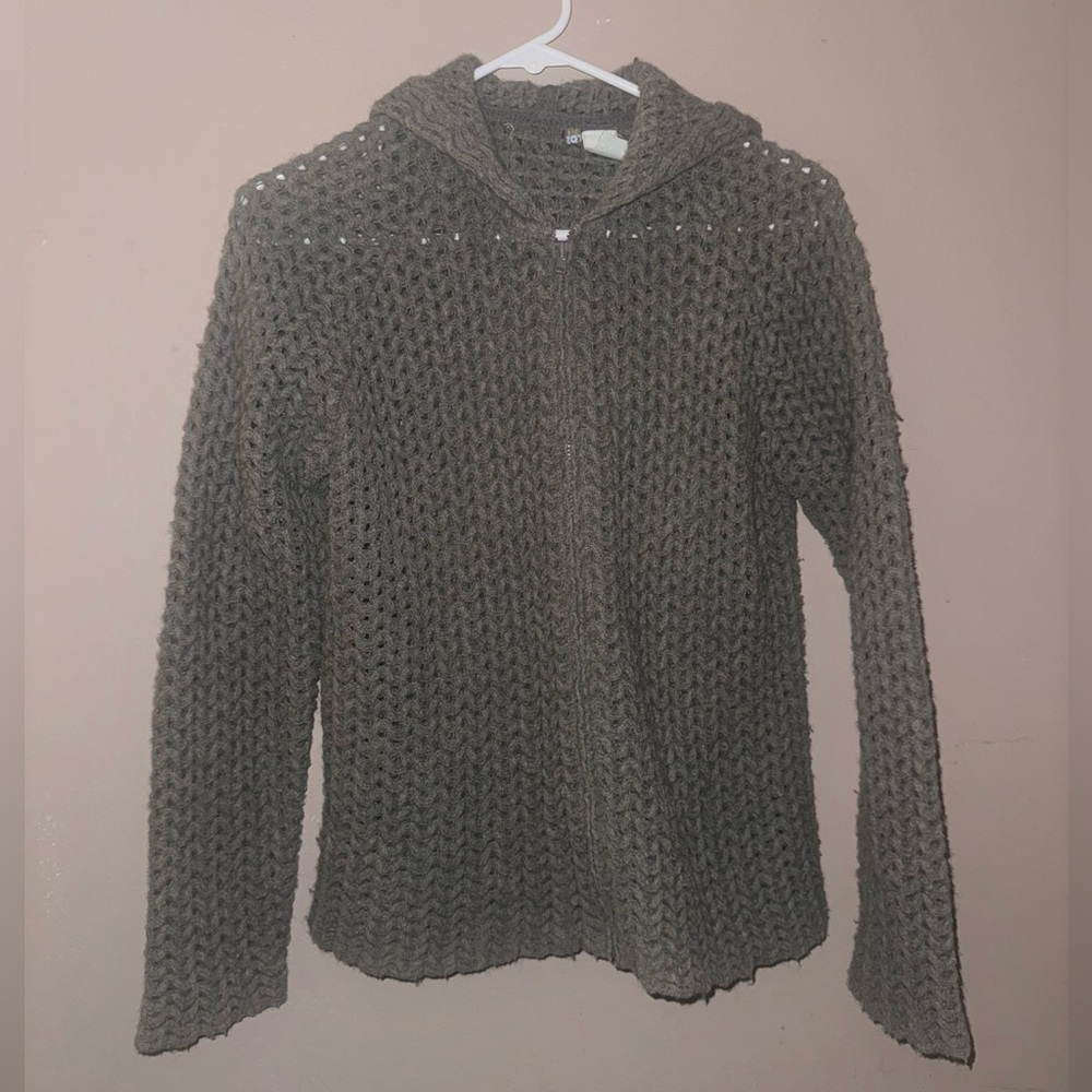 Frost, thick knit sweater